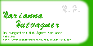 marianna hutvagner business card